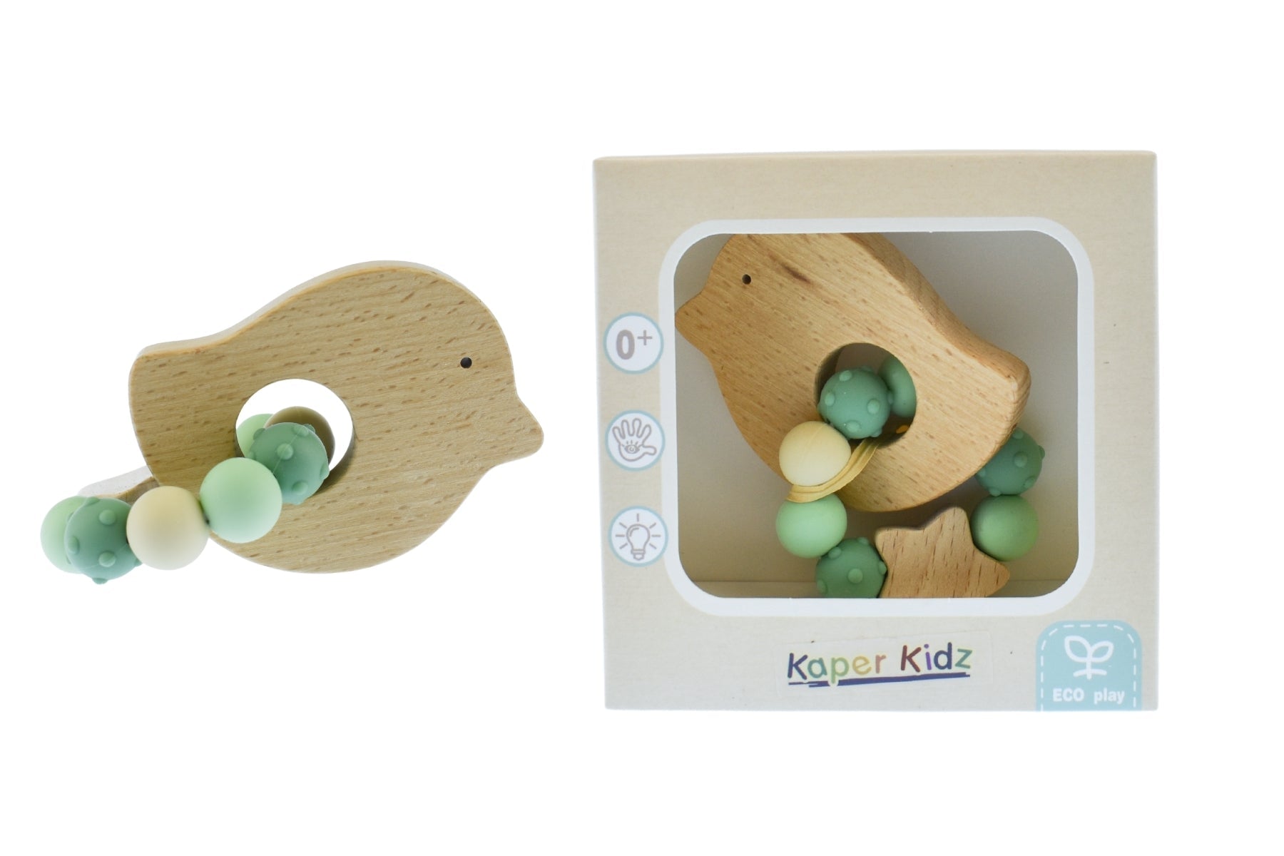 ECOBEAD BIRD TEETHER - Bamboo Sprout