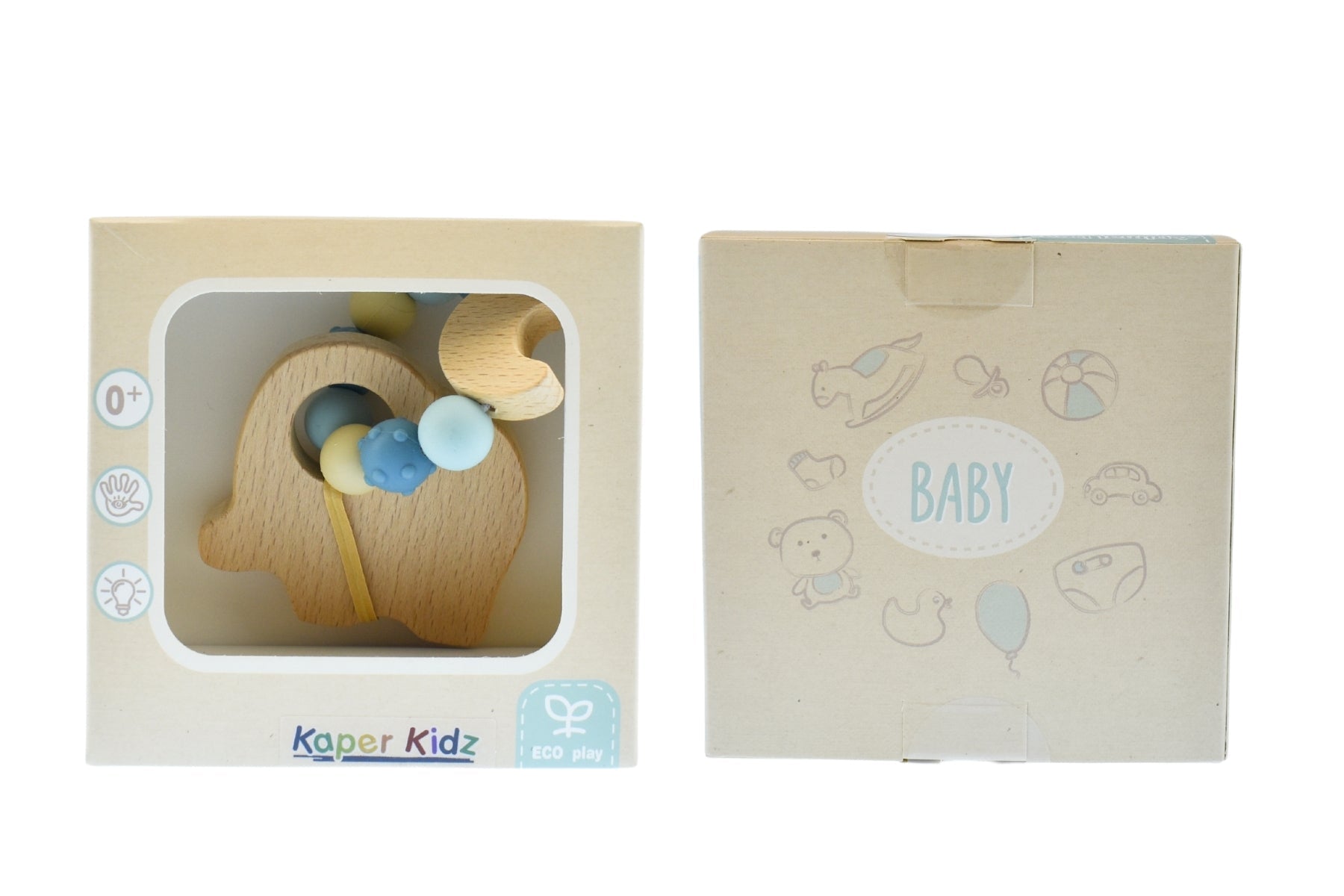 ECOBEAD ELEPHANT TEETHER - Bamboo Sprout
