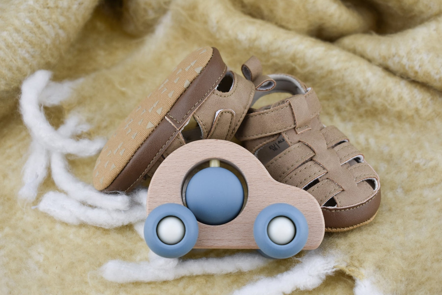 ECOSPIN CAR BLUE - Bamboo Sprout
