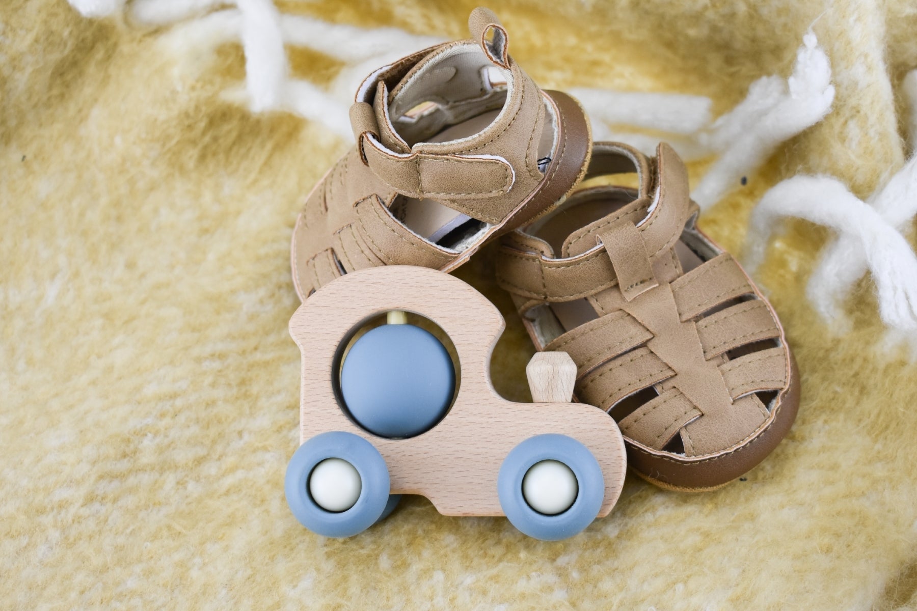 ECOSPIN TRAIN BLUE - Bamboo Sprout