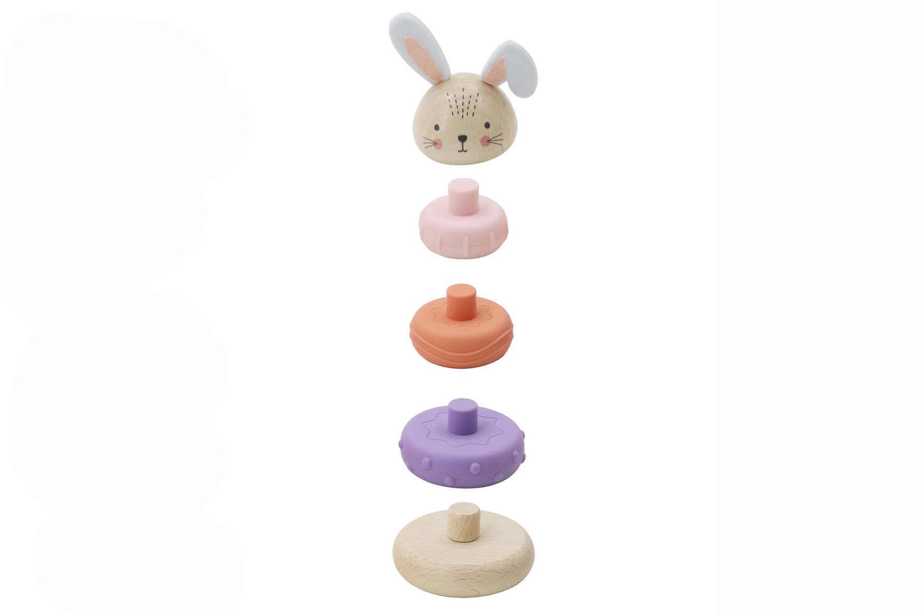 ECOSTACK BUNNY RINGS - Bamboo Sprout