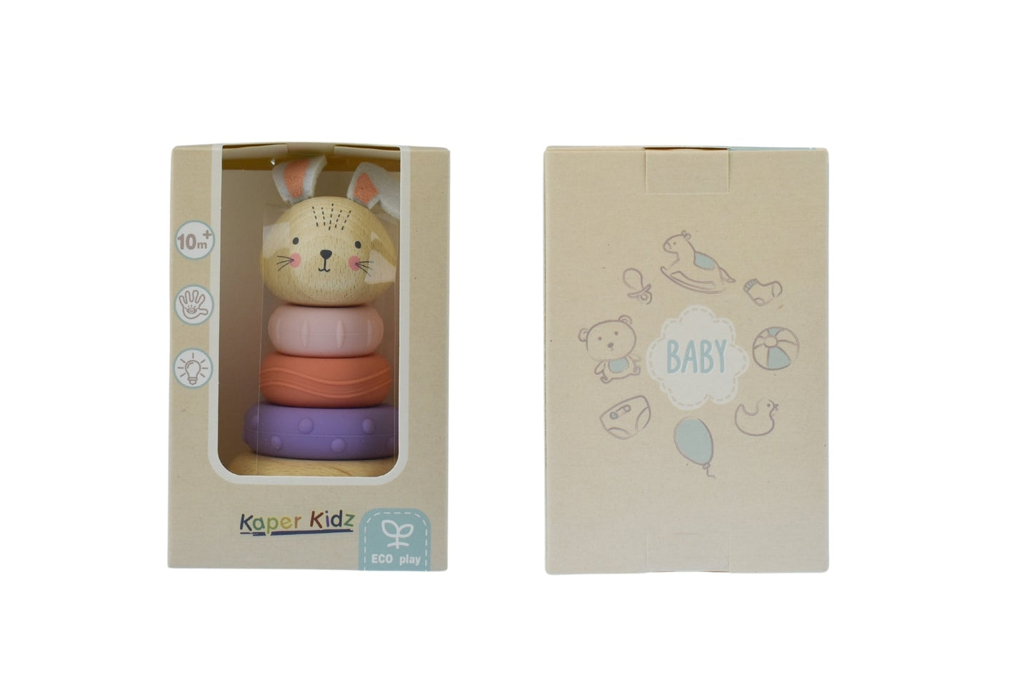 ECOSTACK BUNNY RINGS - Bamboo Sprout