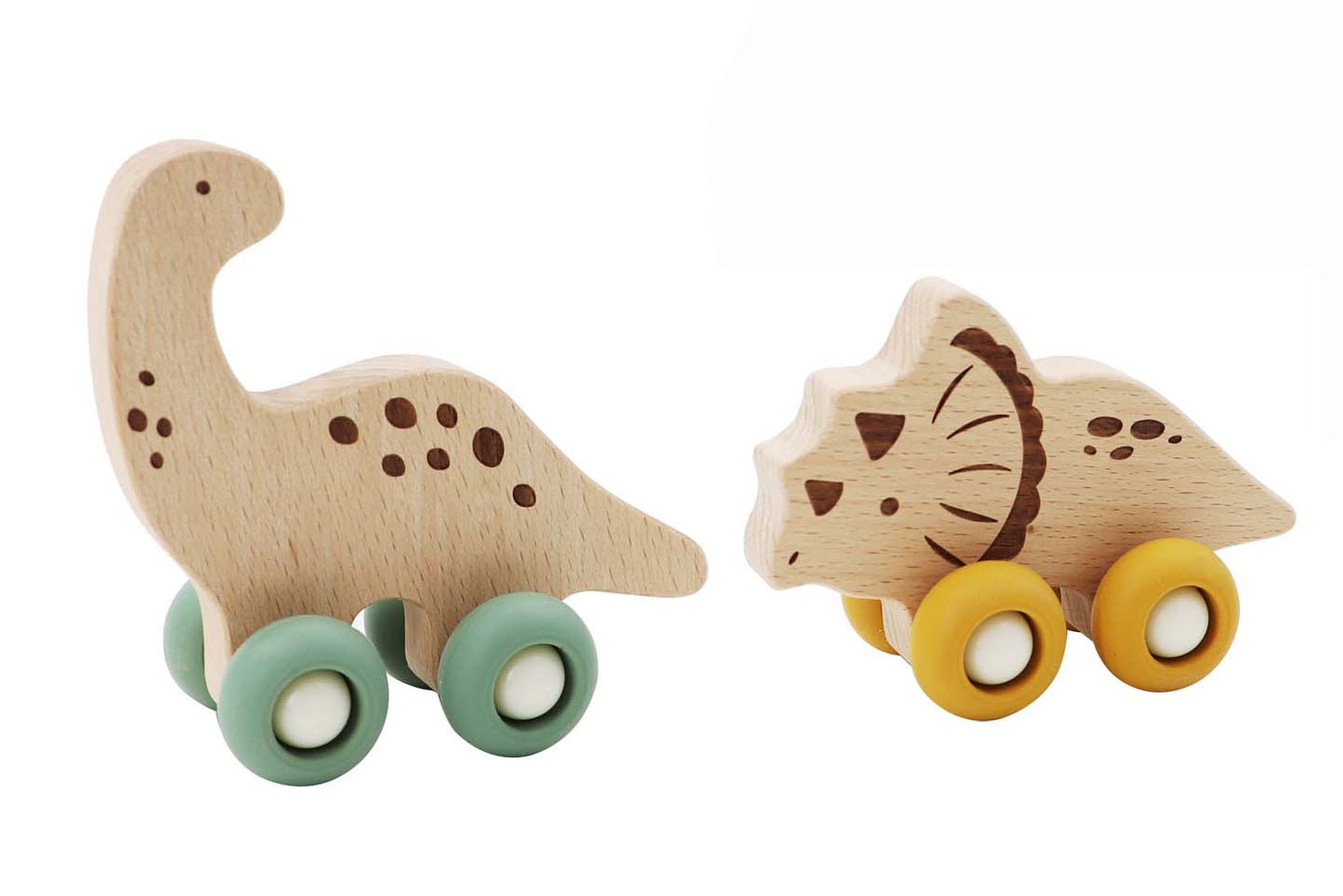 ECOWHEELS DINOSAUR MOVERS TRICERATOPS & DIPLODOCUS - Bamboo Sprout