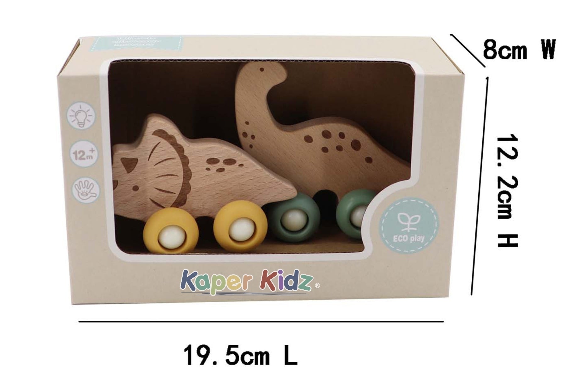 ECOWHEELS DINOSAUR MOVERS TRICERATOPS & DIPLODOCUS - Bamboo Sprout