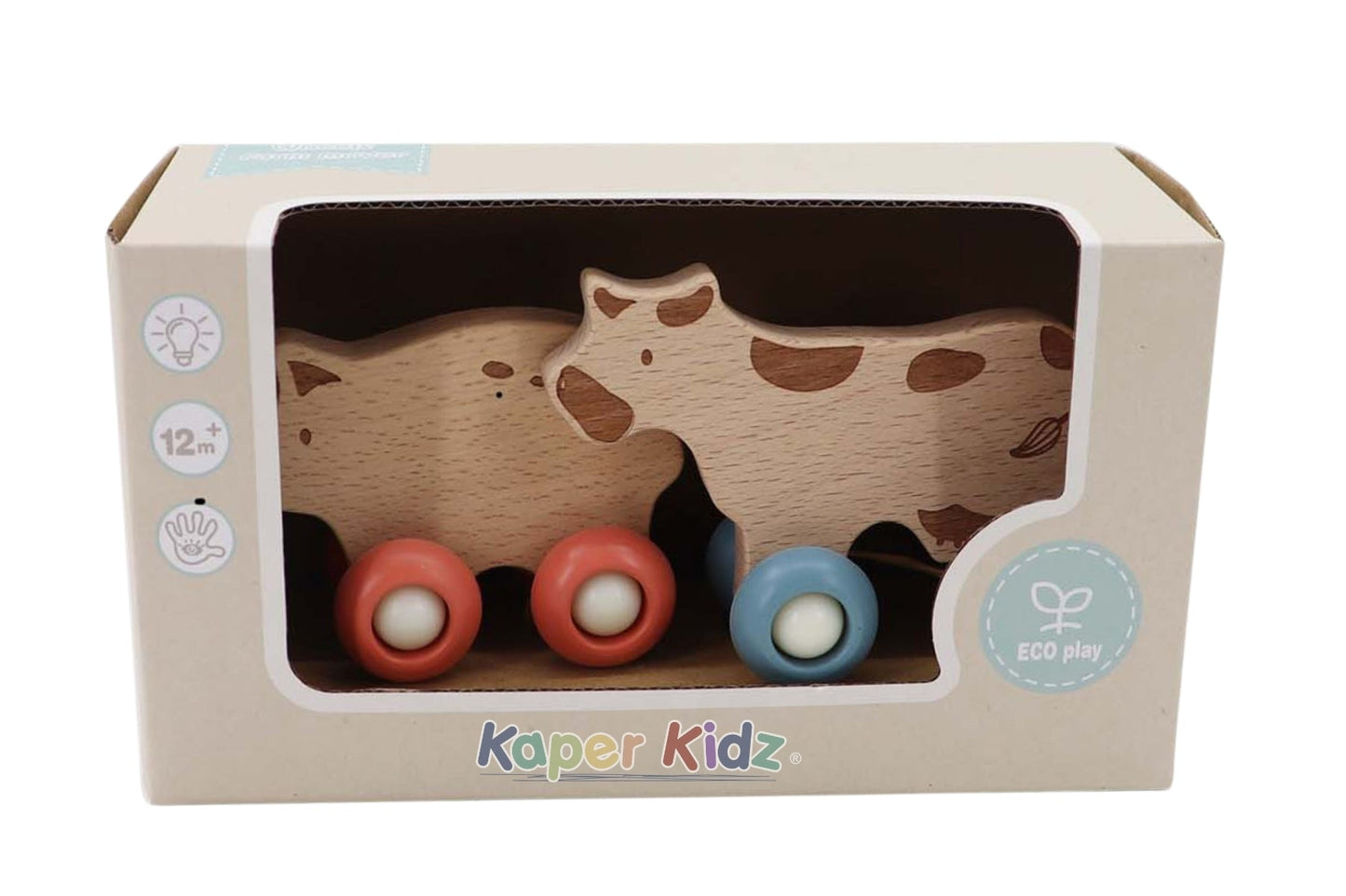 ECOWHEELS FARM MOVERS COW & PIG - Bamboo Sprout