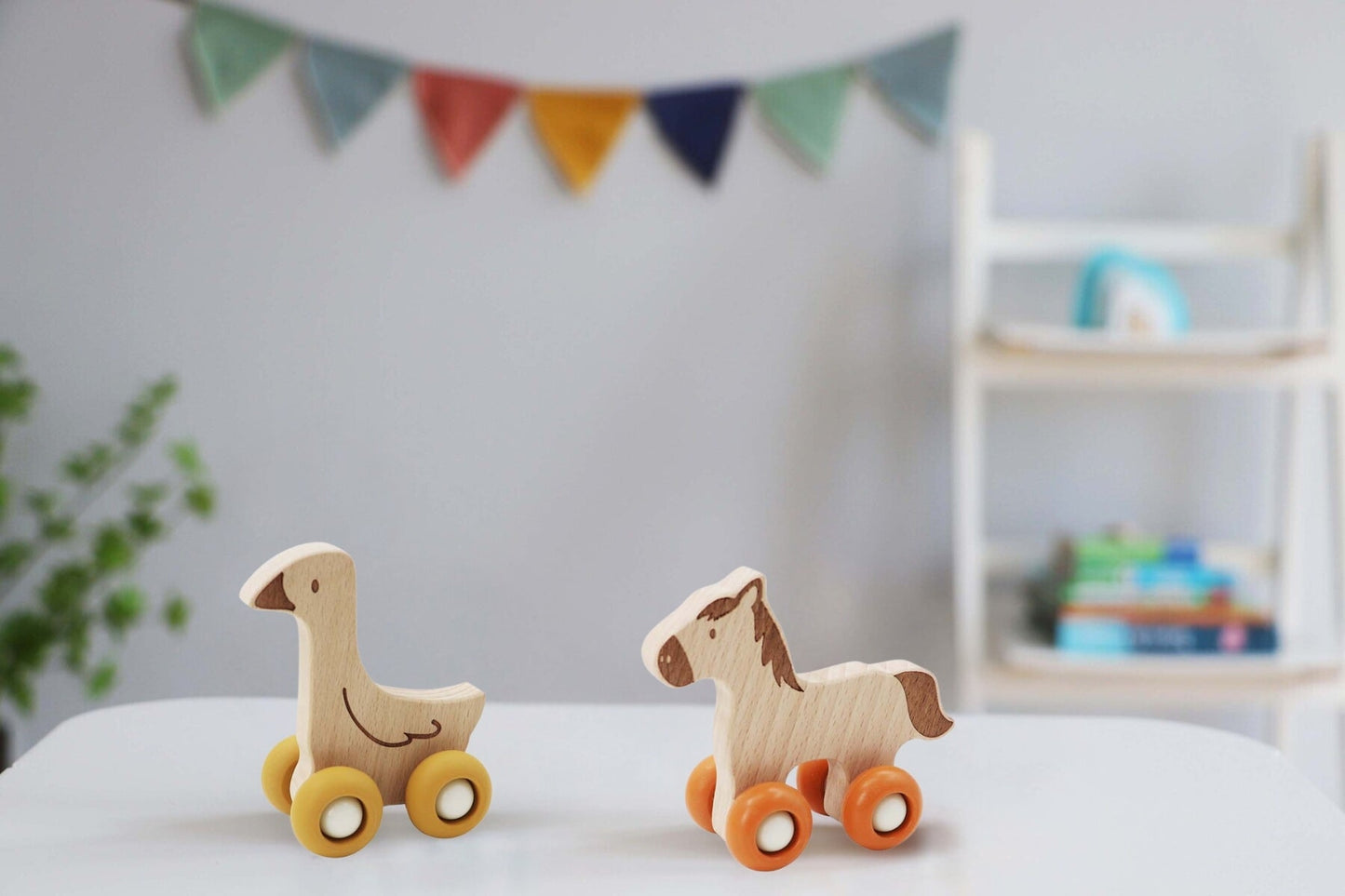 ECOWHEELS FARM MOVERS HORSE & DUCK - Bamboo Sprout