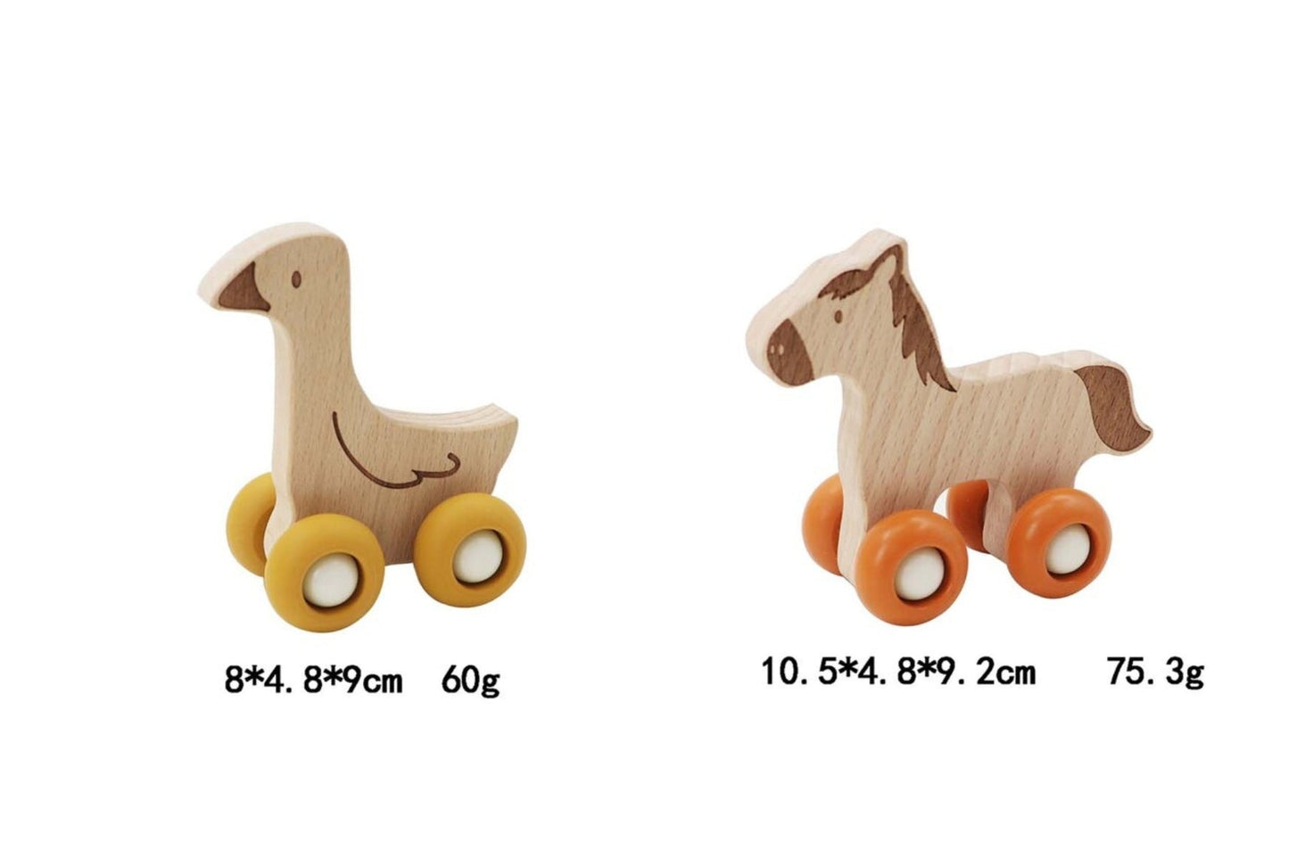 ECOWHEELS FARM MOVERS HORSE & DUCK - Bamboo Sprout