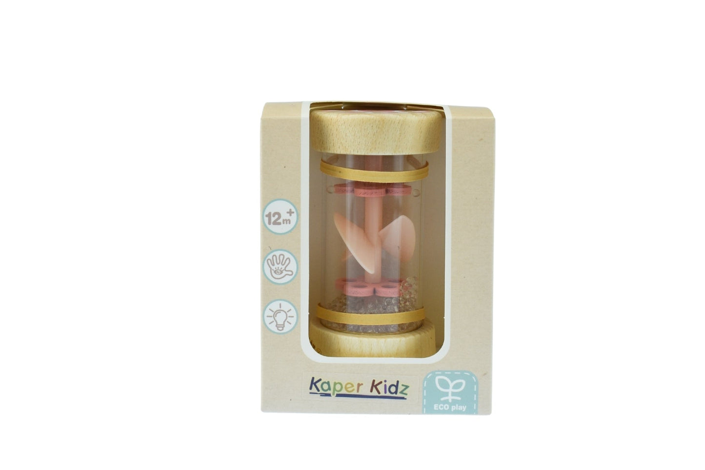 ECOWHIRLIE RATTLE PINK - Bamboo Sprout