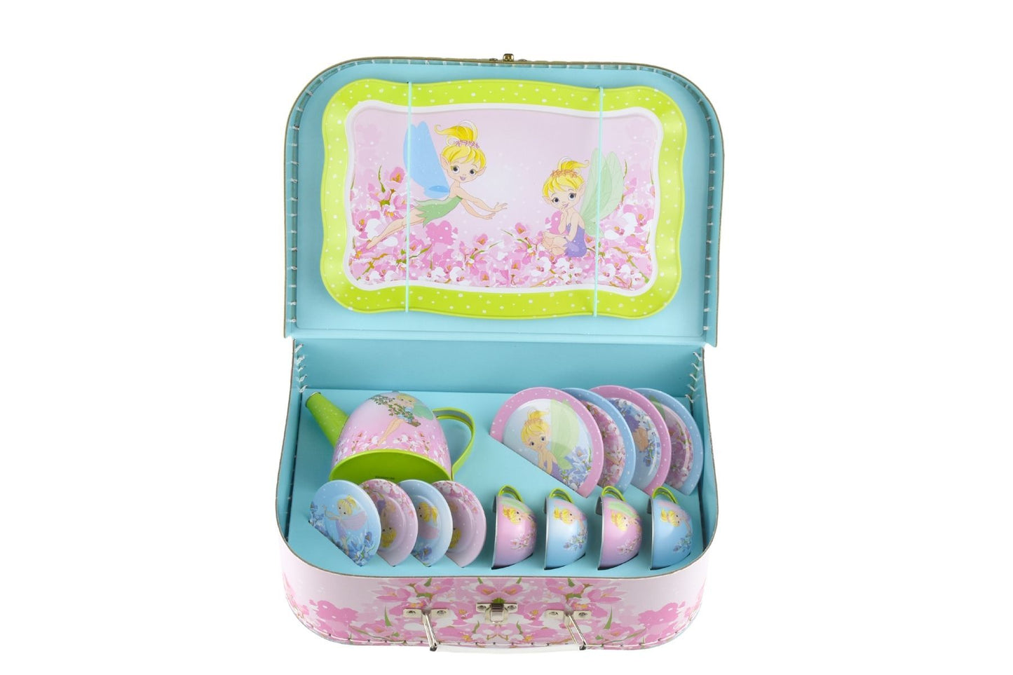 FAIRY TIN TEA SET IN SUITCASE - Bamboo Sprout