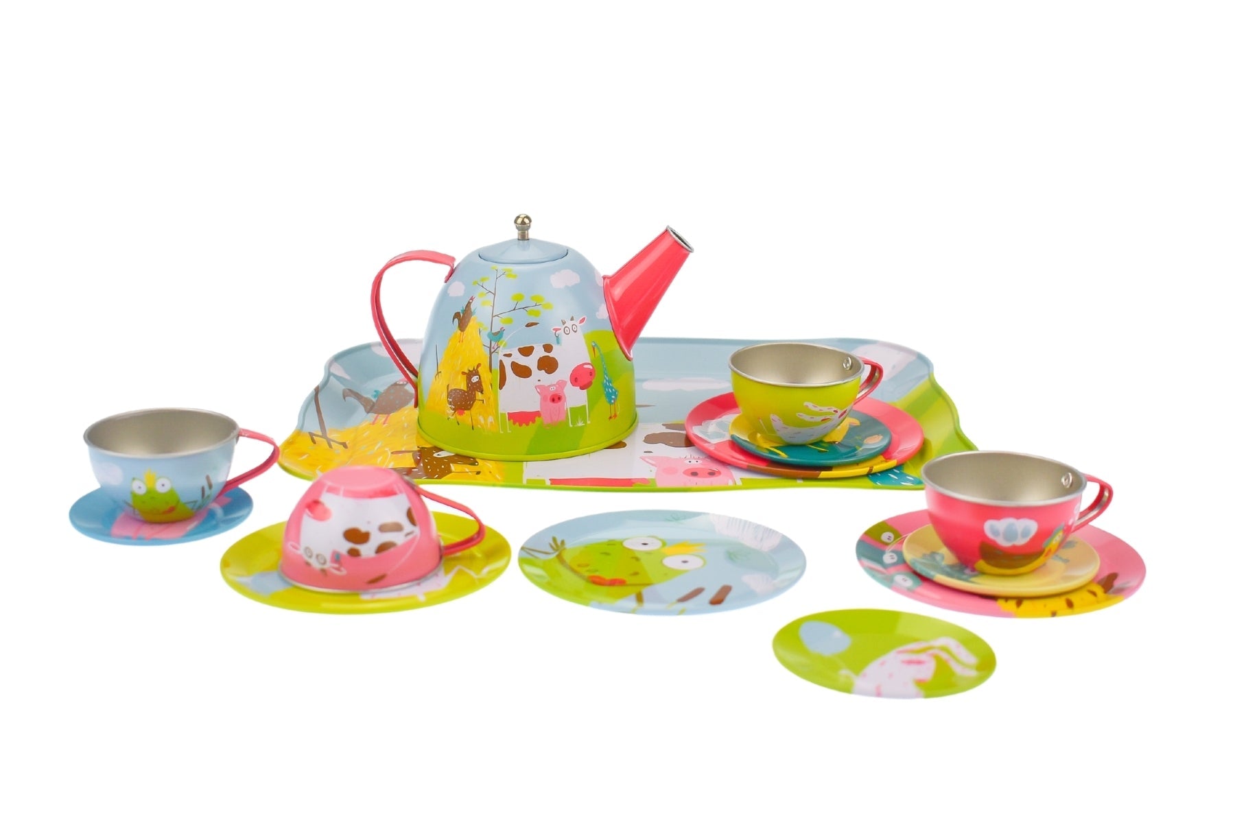 FARM TIN TEA SET 15PCS - Bamboo Sprout