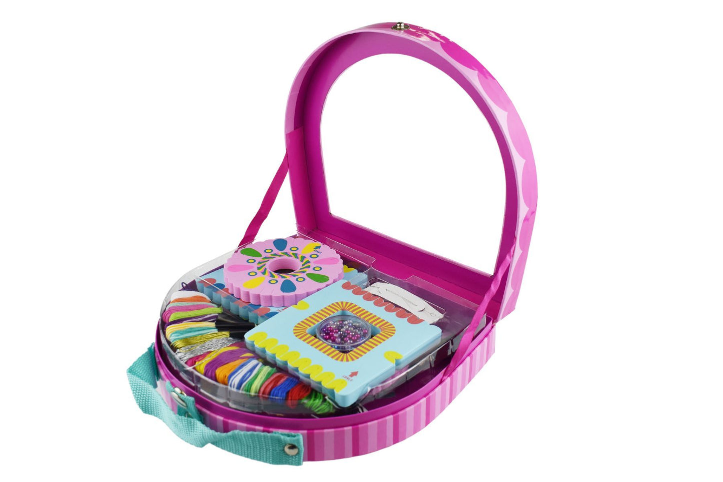 FRIENDS 4 EVER BRACELET MAKING KIT PINK - Bamboo Sprout