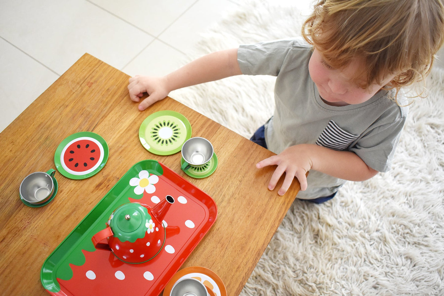 FRUIT TIN TEA SET 15PCS - Bamboo Sprout