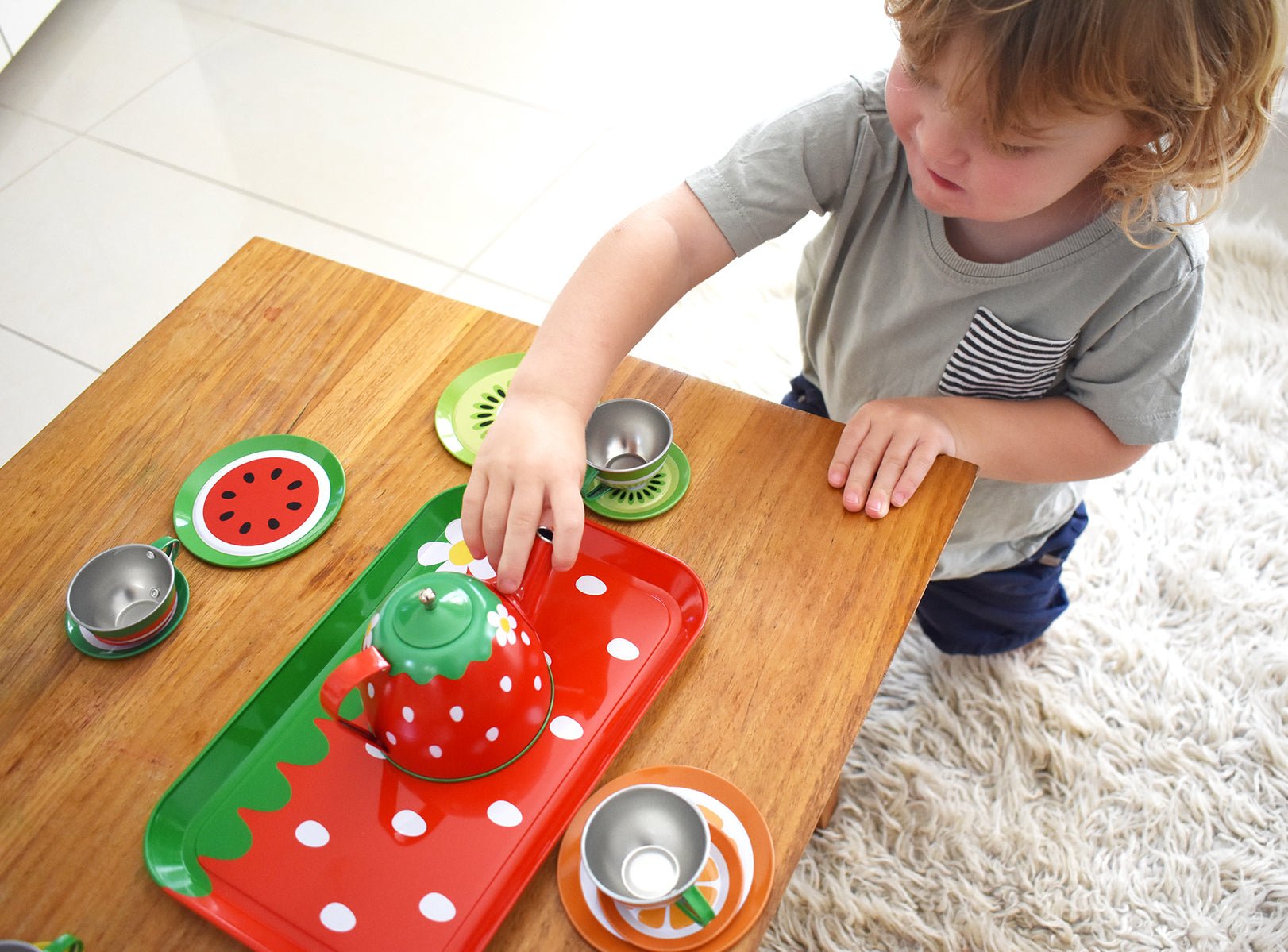 FRUIT TIN TEA SET 15PCS - Bamboo Sprout
