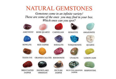 GEMSTONE SELECTION BOX 25PCS - Bamboo Sprout