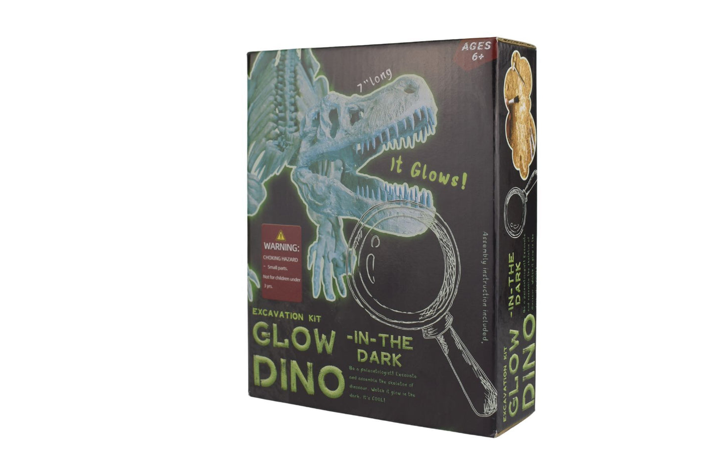 GLOW IN THE DARK TYRANNOSAURUS EXCAVATION KIT - Bamboo Sprout