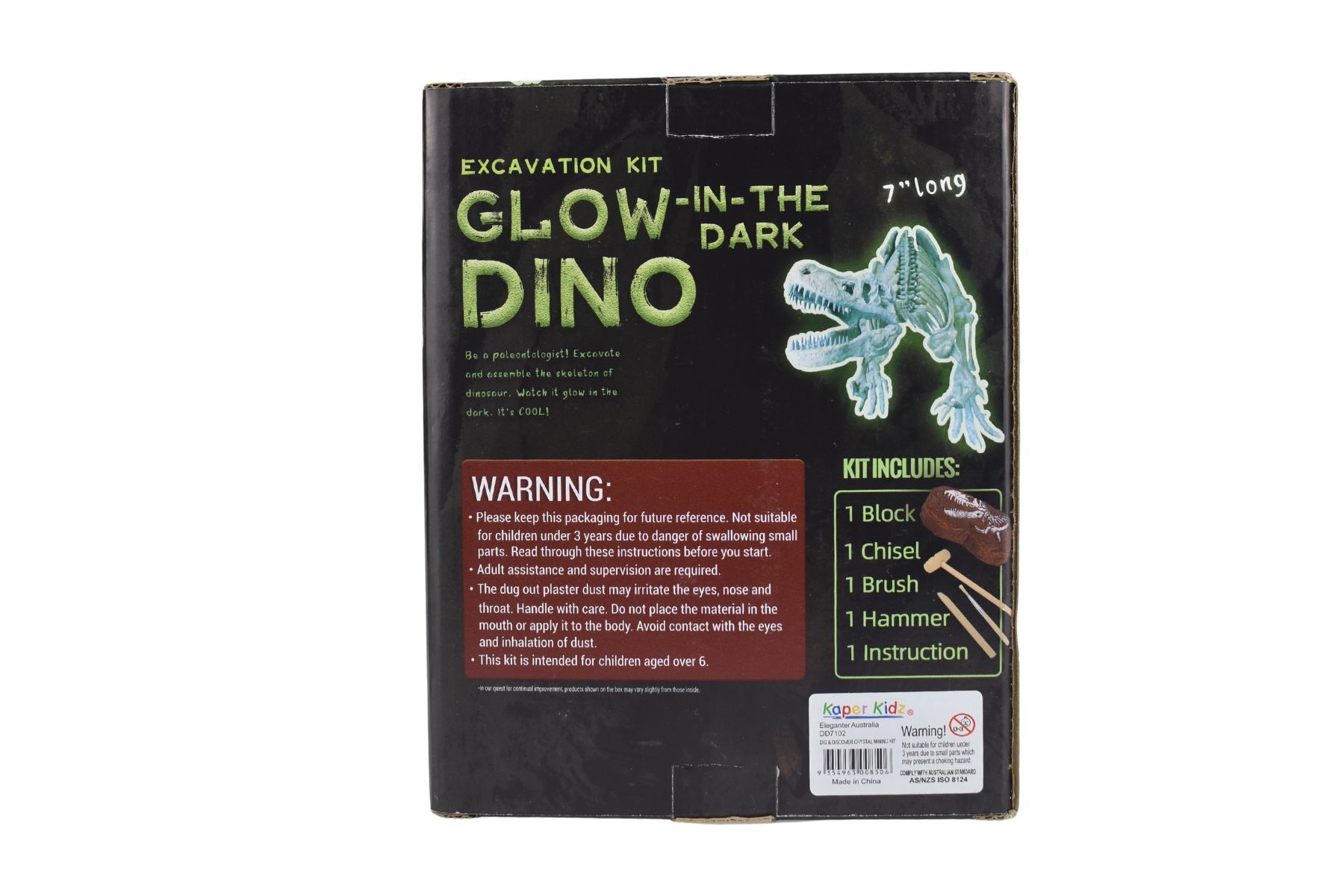 GLOW IN THE DARK TYRANNOSAURUS EXCAVATION KIT - Bamboo Sprout