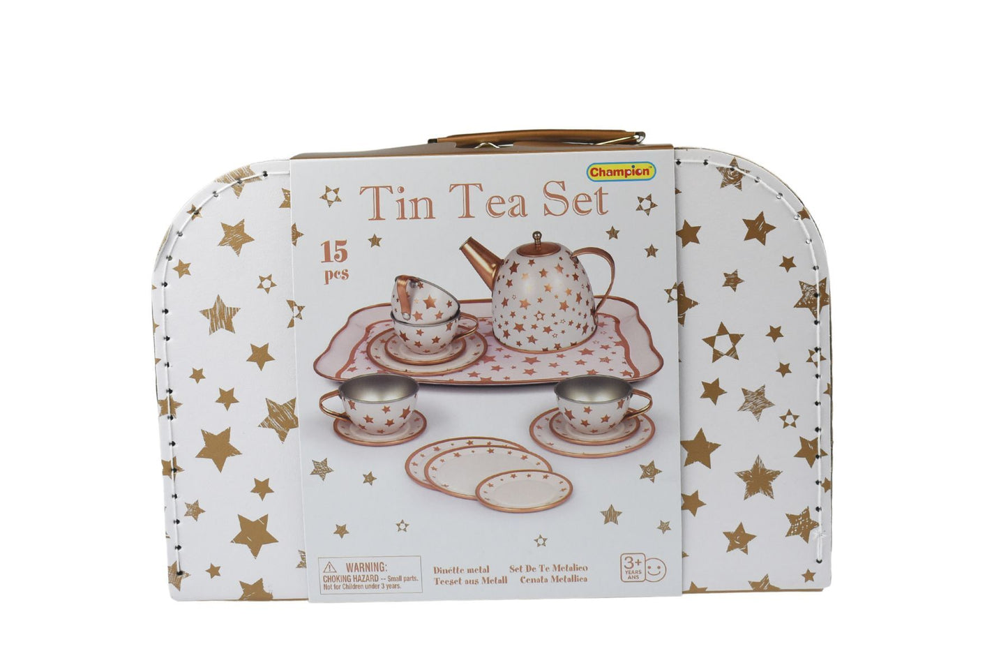 GOLD STAR TIN TEA SET IN SUITCASE - Bamboo Sprout