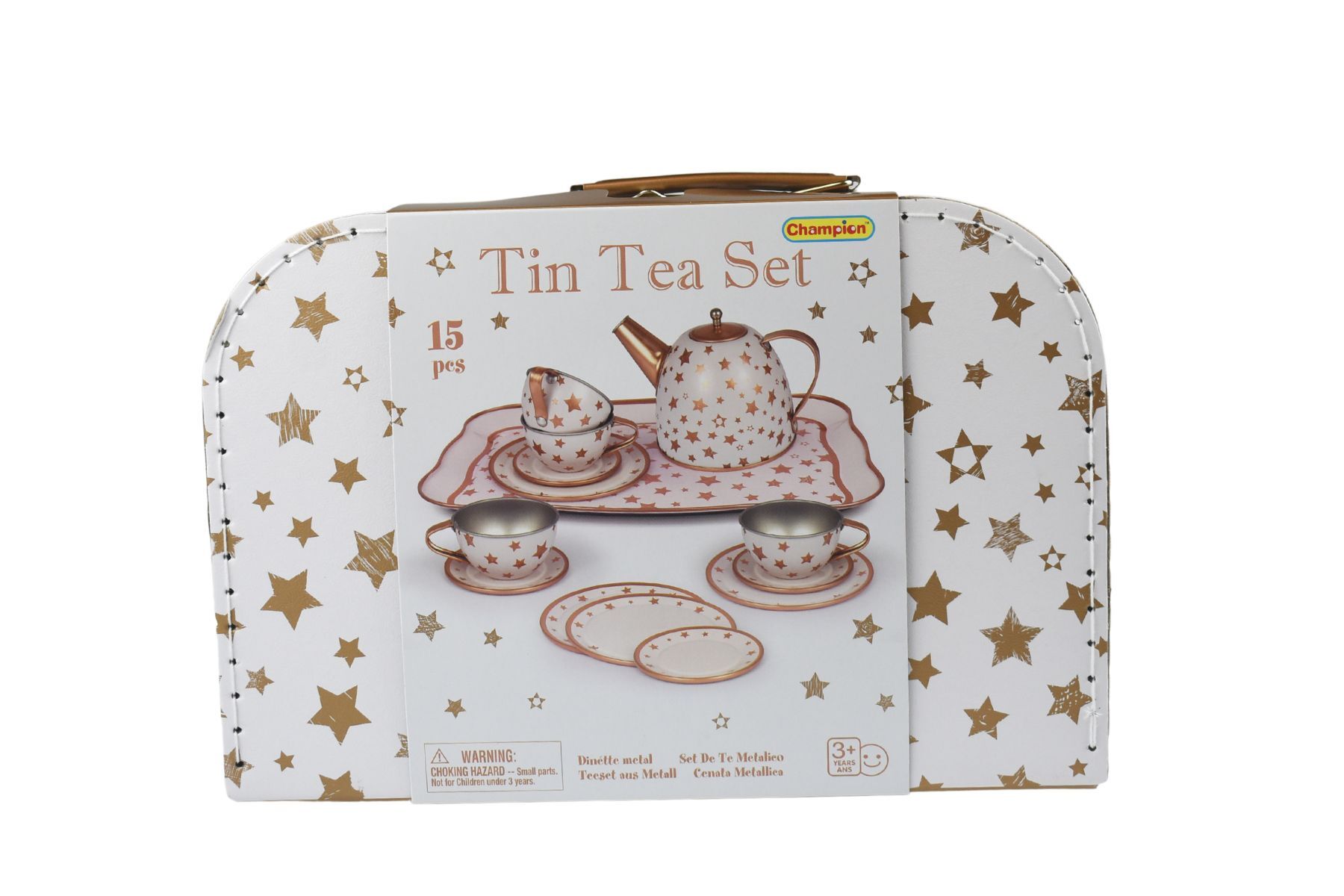GOLD STAR TIN TEA SET IN SUITCASE - Bamboo Sprout