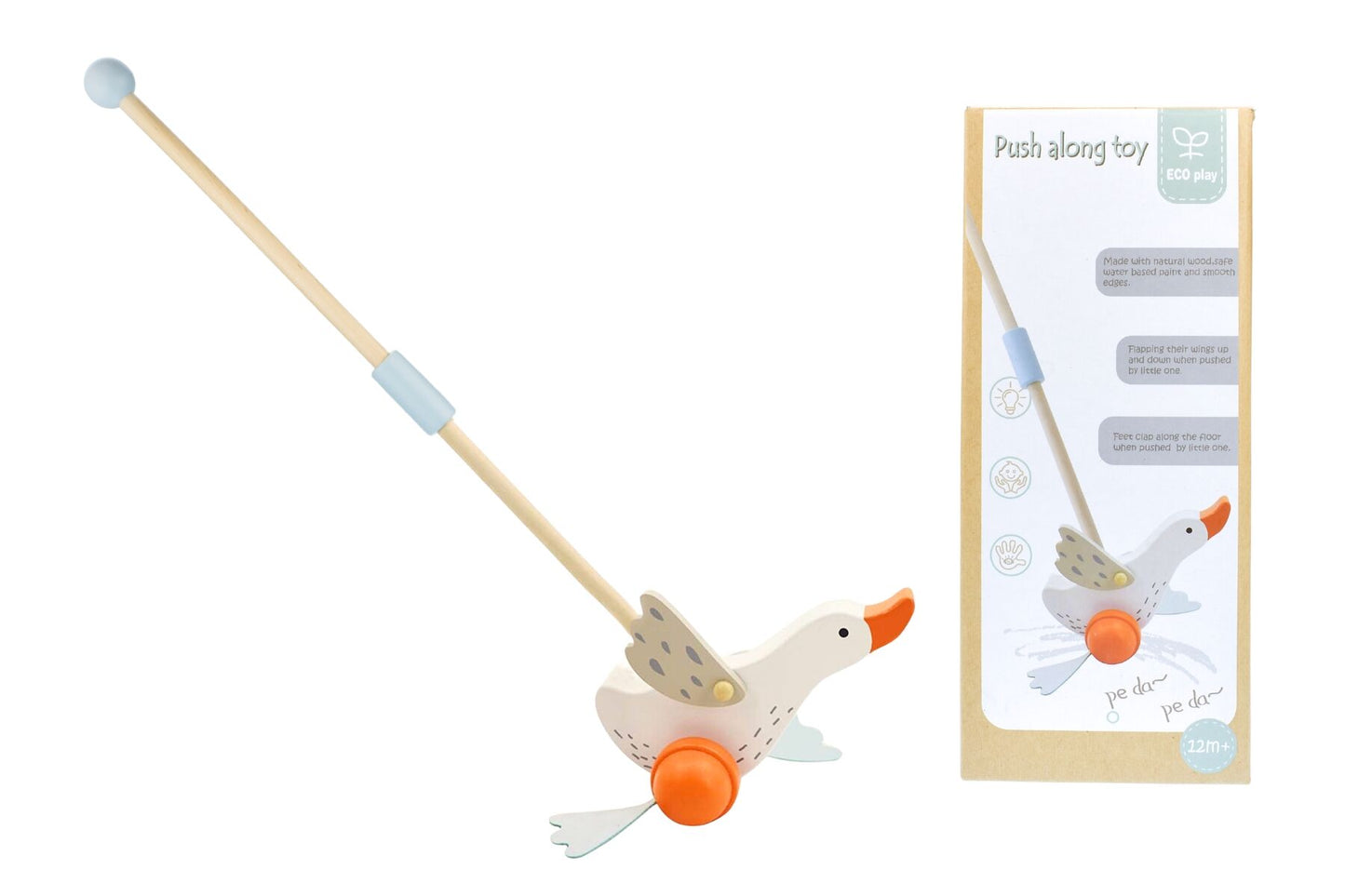 WOODEN GOOSE PUSH A LONG - Bamboo Sprout
