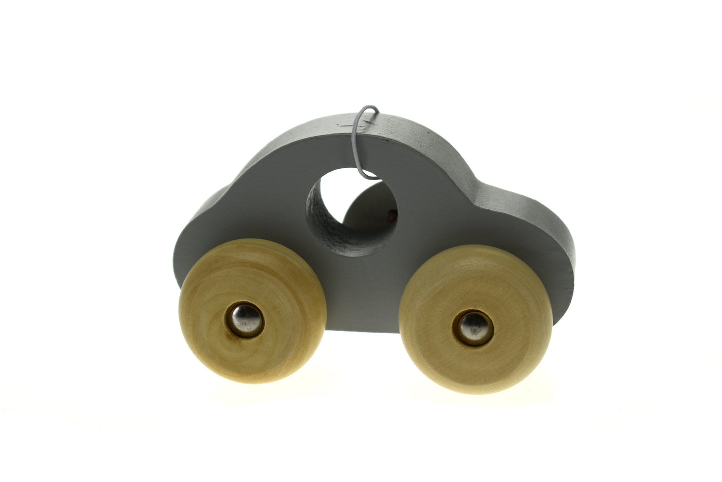 SIMPLE WOODEN TOY CAR - GREY - Bamboo Sprout