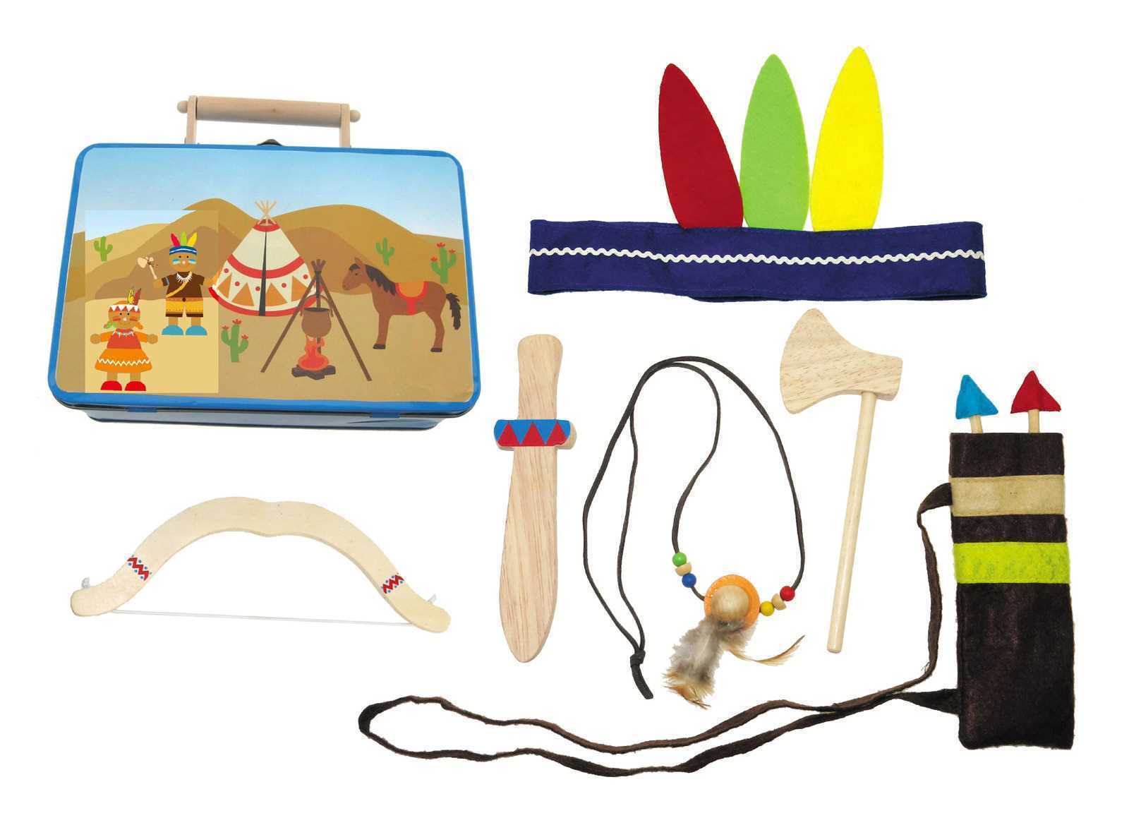 INDIAN DRESS UP TIN CASE - Bamboo Sprout