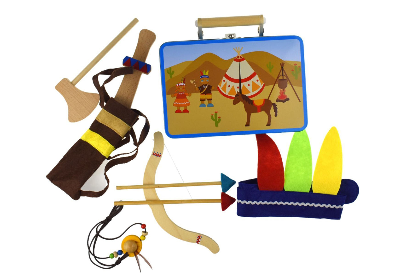 INDIAN DRESS UP TIN CASE - Bamboo Sprout