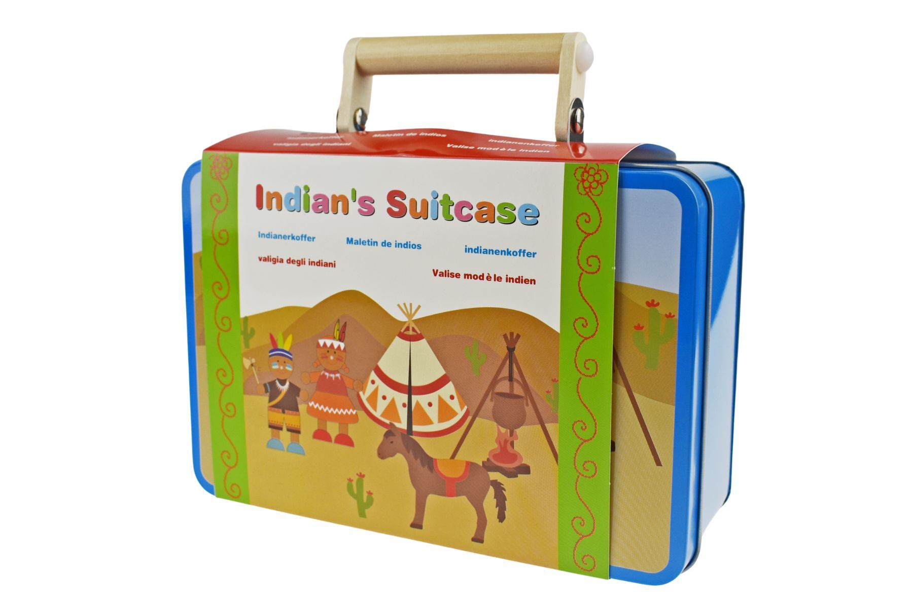 INDIAN DRESS UP TIN CASE - Bamboo Sprout