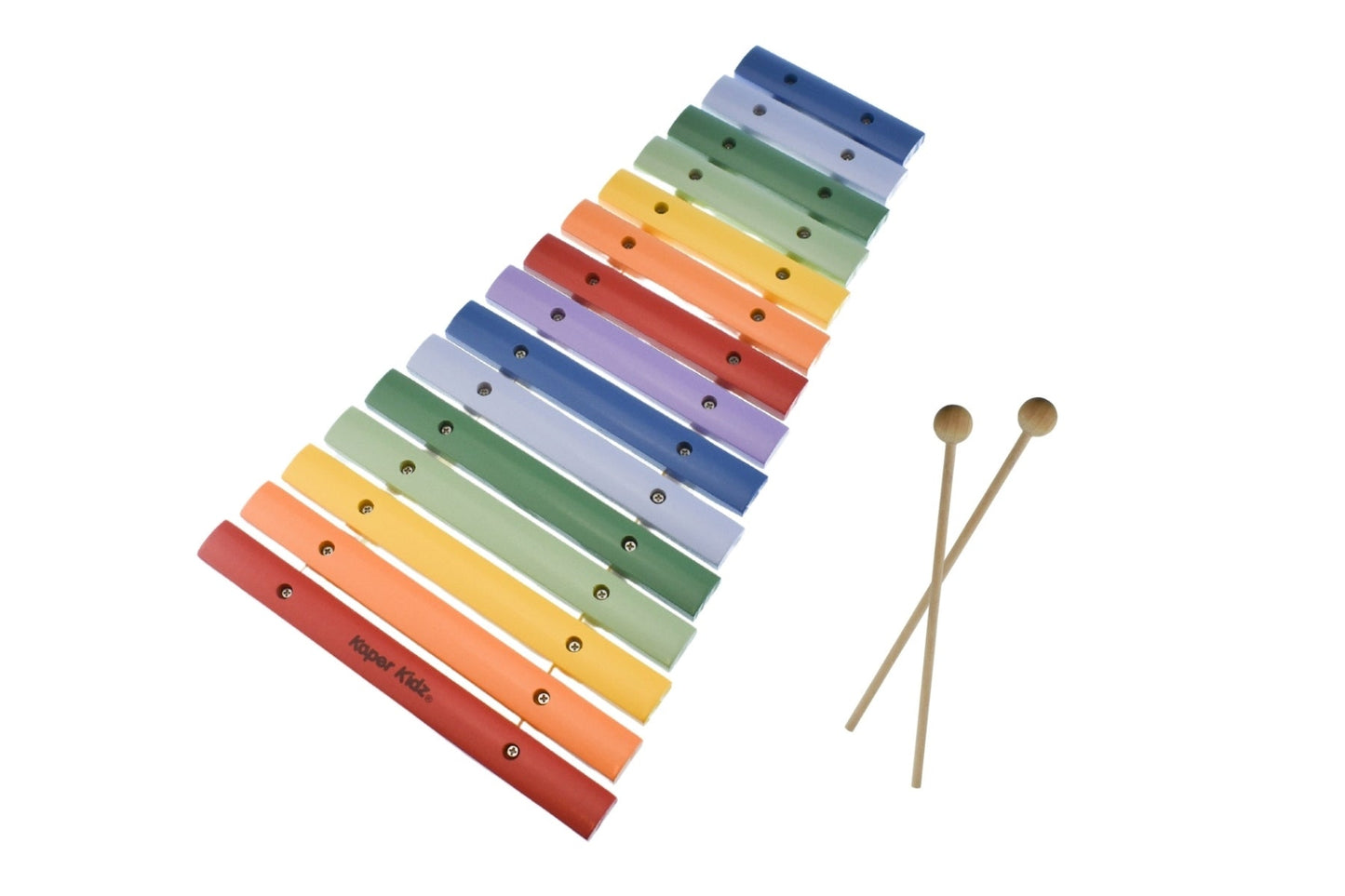 LARGE RAINBOW XYLOPHONE 15 BAR NOTES - Bamboo Sprout