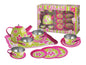 LIME DAISY FLOWER TIN TEA SET 15PCS - Bamboo Sprout