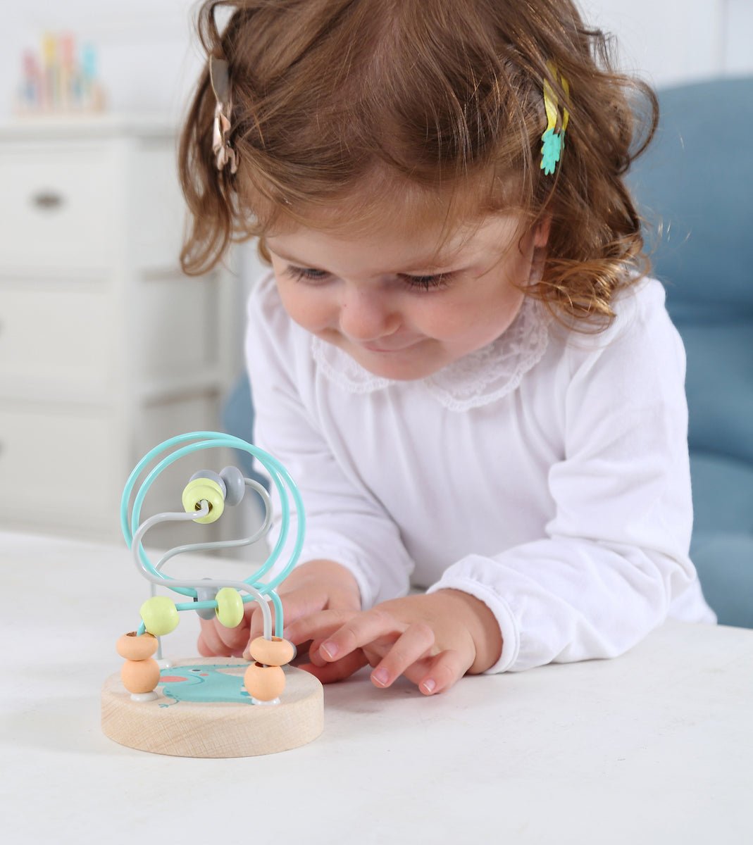 LION JUNGLE ANIMAL SMALL ROLLER COASTER BEAD MAZE - Bamboo Sprout