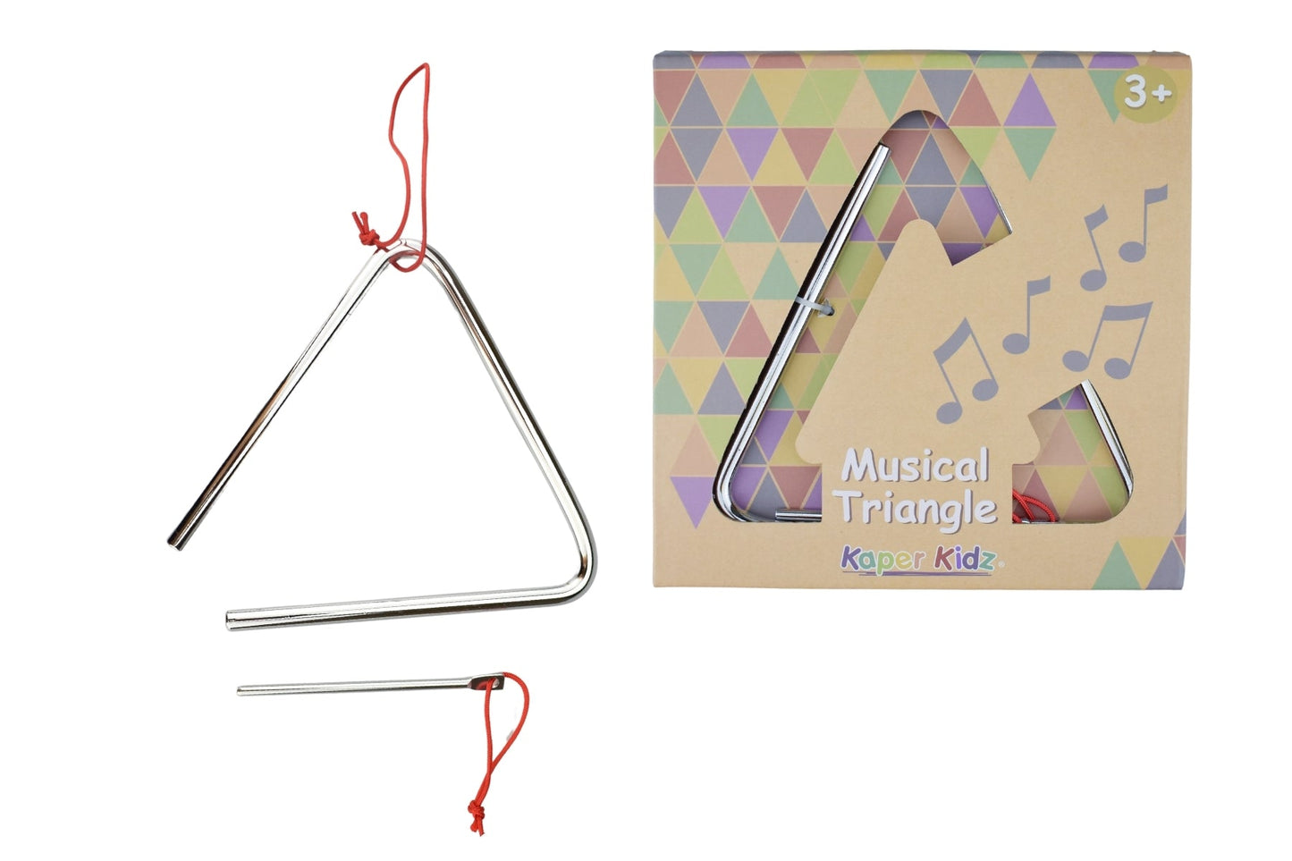 METAL MUSIC TRIANGLE 15 CM - Bamboo Sprout