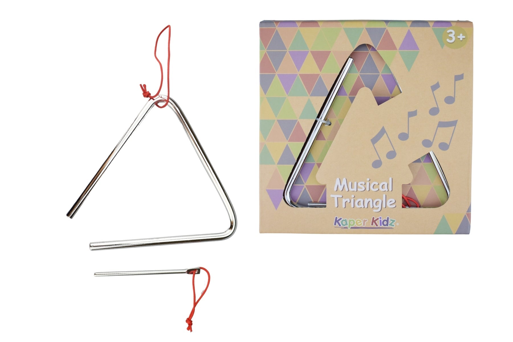 METAL MUSIC TRIANGLE 15 CM - Bamboo Sprout