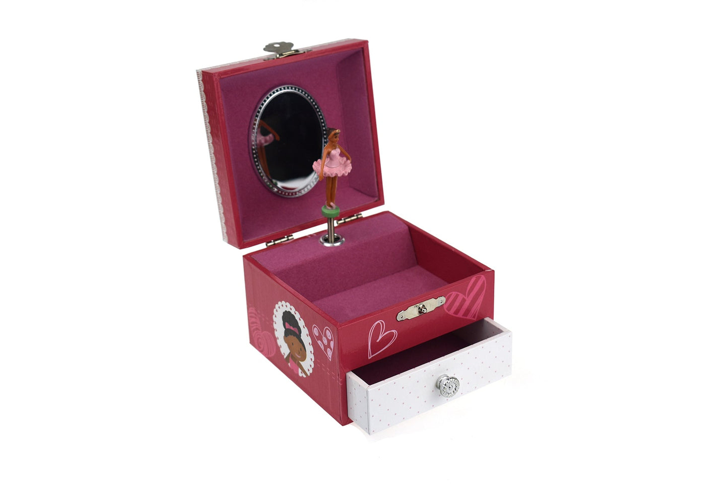 MISTY BALLERINA SQUARE MUSIC BOX - Bamboo Sprout