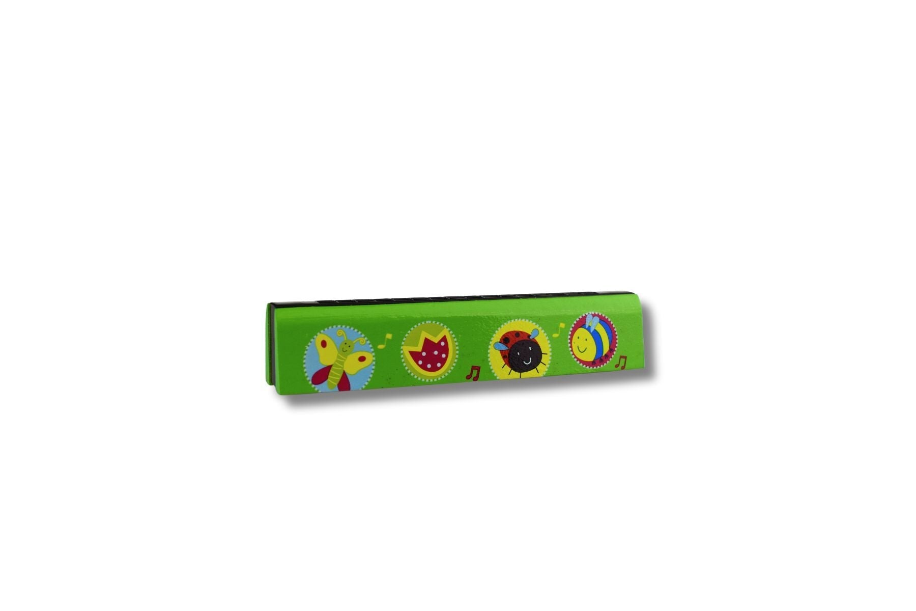 WOODEN MIXED PATTERN HARMONICA - Bamboo Sprout