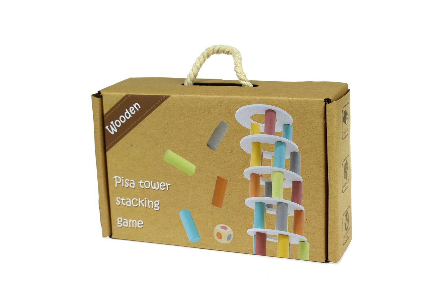 WOODEN PISA TOWER BALANCING GAME - Bamboo Sprout