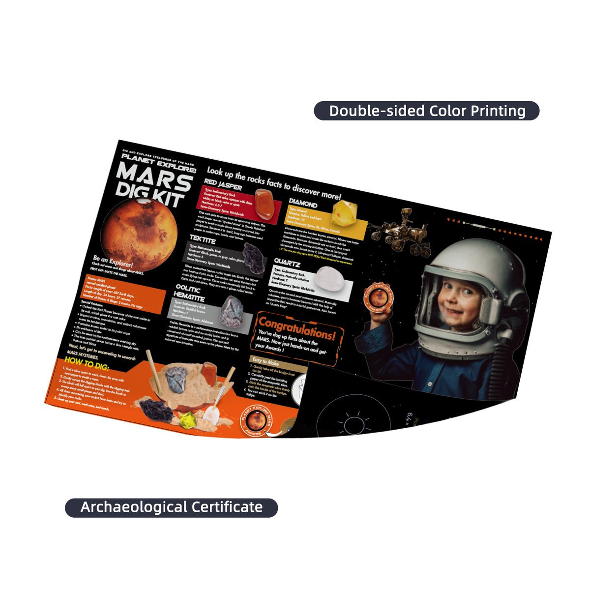 PLANET EXPLORE MARS DIG KIT - Bamboo Sprout