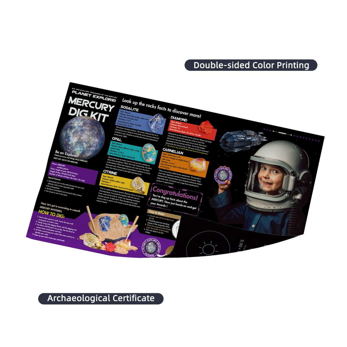 PLANET EXPLORE MECURY DIG KIT - Bamboo Sprout
