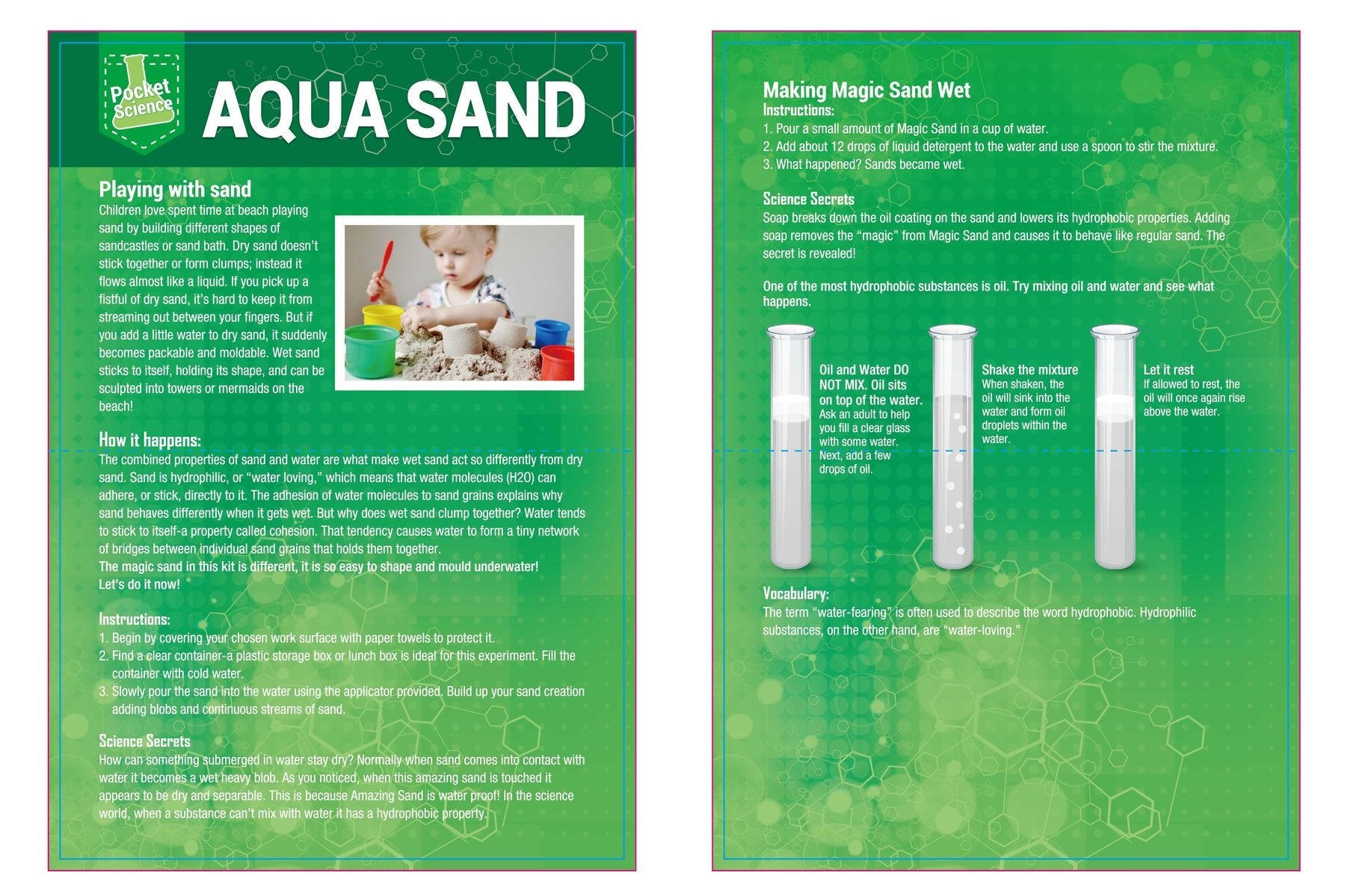 POCKET SCIENCE AQUA SAND - Bamboo Sprout