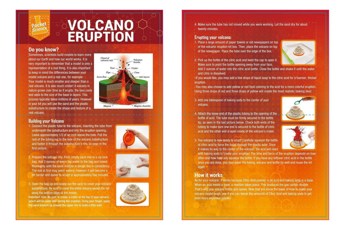 POCKET SCIENCE VOLCANO ERUPTION - Bamboo Sprout