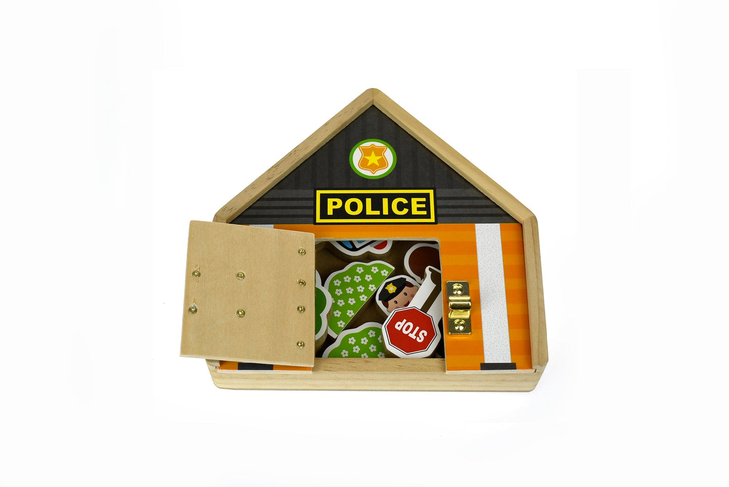 METAL LATCH PLAYSET - POLICE - Bamboo Sprout