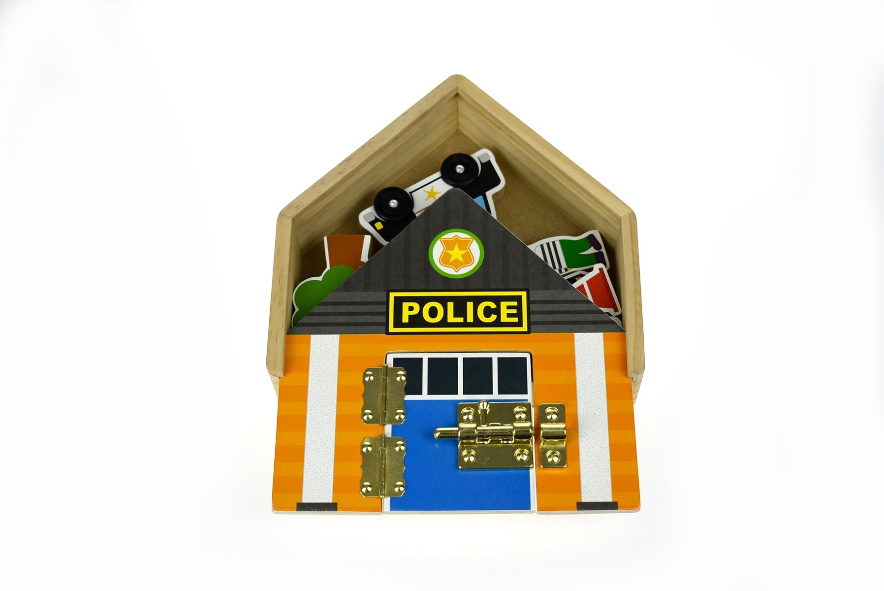 METAL LATCH PLAYSET - POLICE - Bamboo Sprout