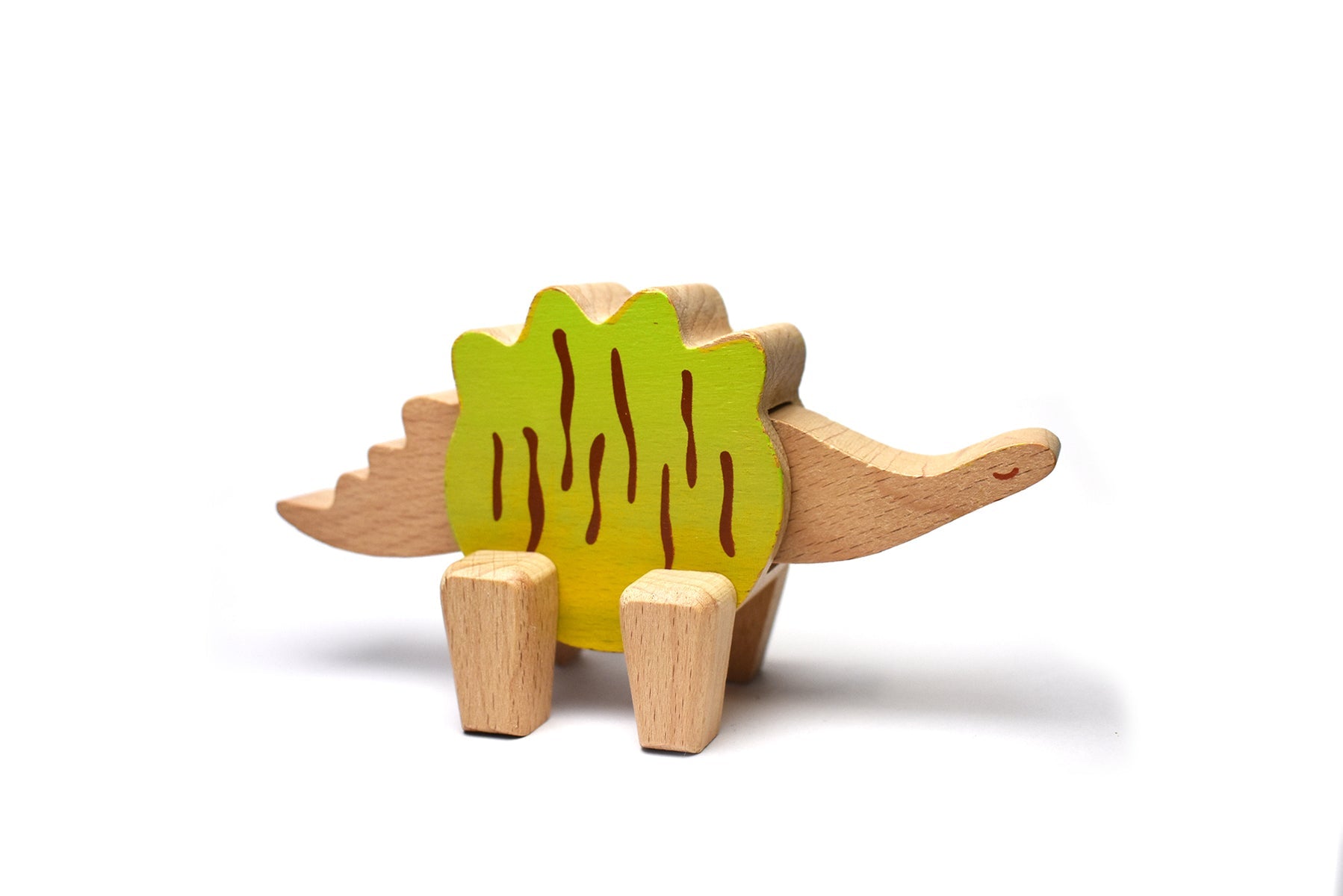 PRICE FOR 6 ASSORTED WOODEN DINOSAUR - Bamboo Sprout