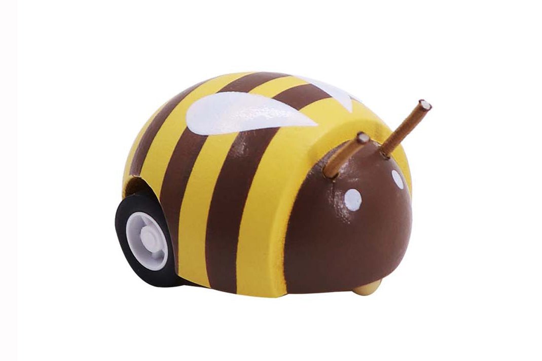 WOODEN PULL BACK BEE - Bamboo Sprout