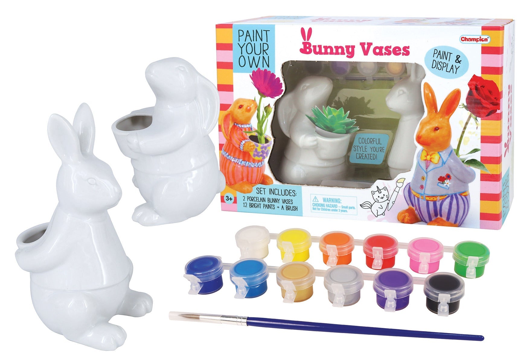 PYO BUNNY VASES CRAFT KIT - Bamboo Sprout