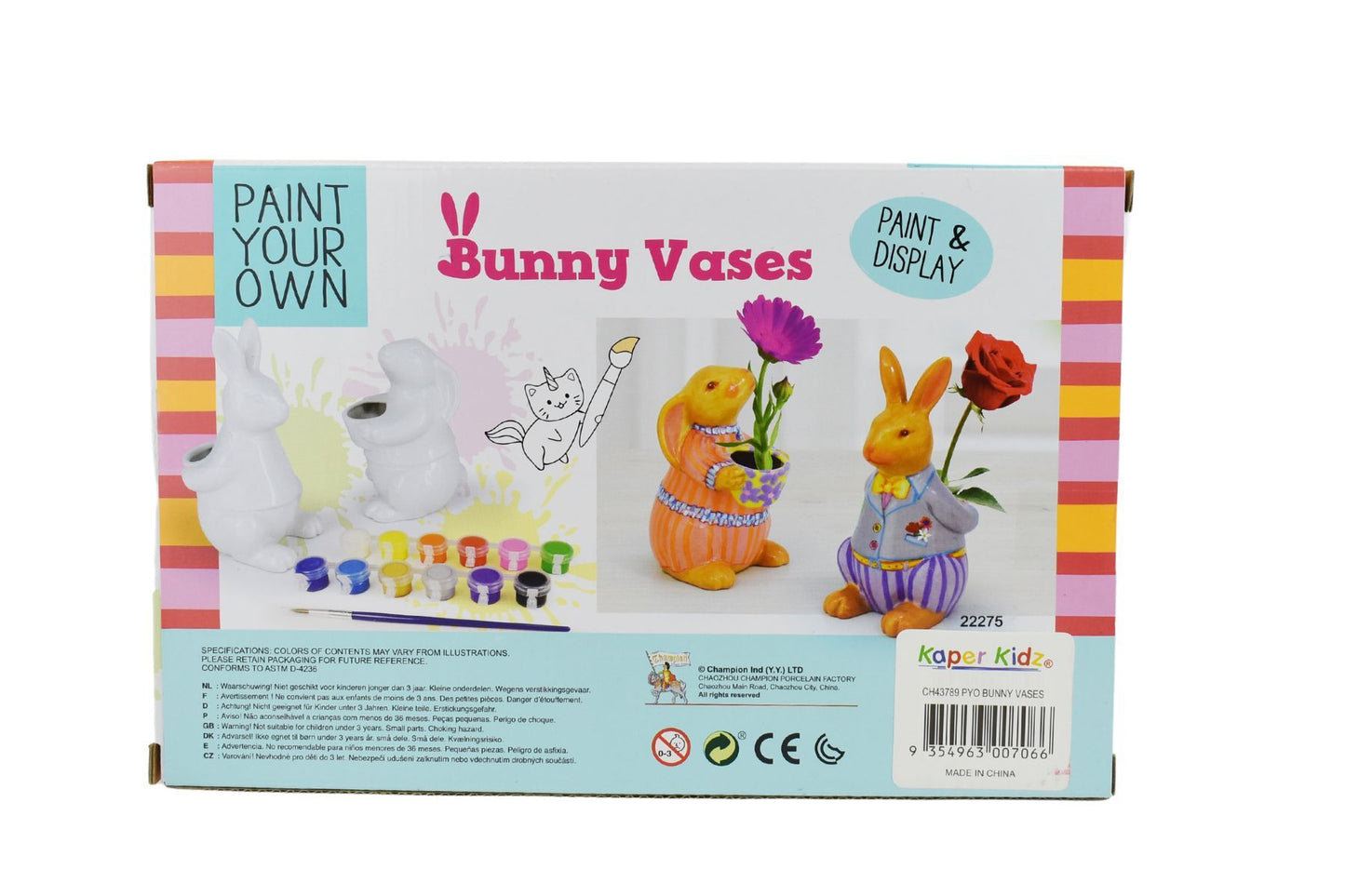 PYO BUNNY VASES CRAFT KIT - Bamboo Sprout