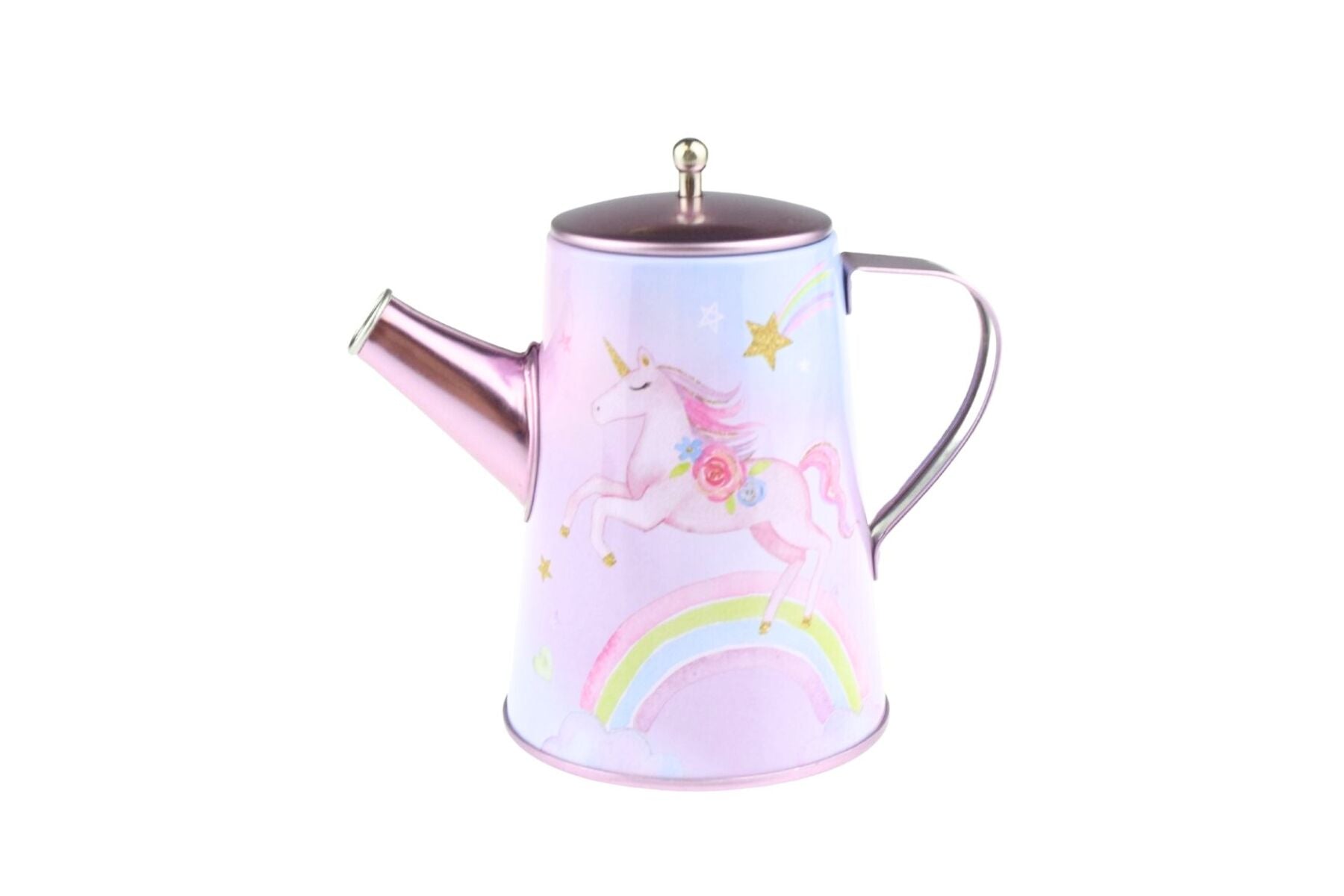 RAINBOW UNICORN TIN TEA MUG SET IN SUITCASE 18PCS - Bamboo Sprout