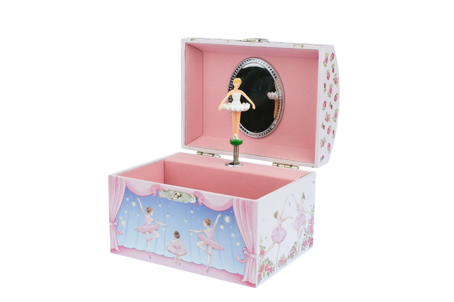 ROSABELLA BALLERINA DOME MUSIC BOX - Bamboo Sprout