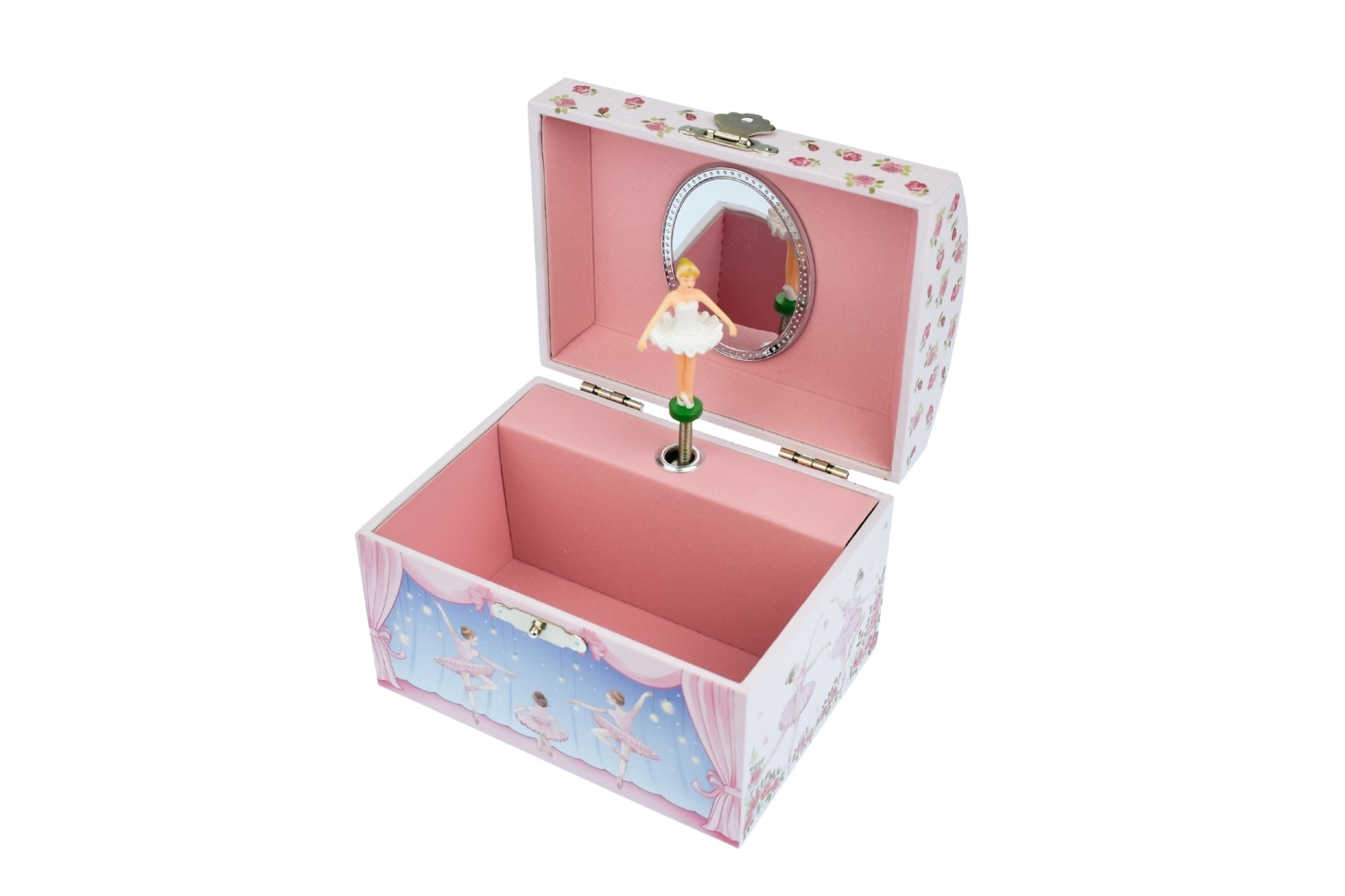 ROSABELLA BALLERINA DOME MUSIC BOX - Bamboo Sprout