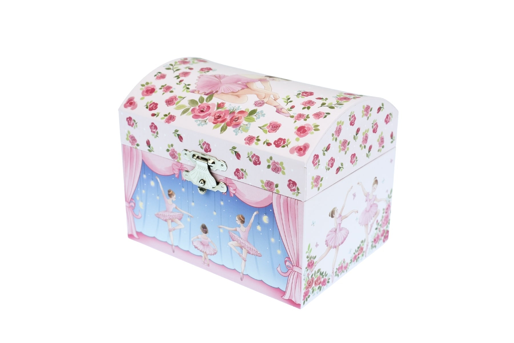 ROSABELLA BALLERINA DOME MUSIC BOX - Bamboo Sprout