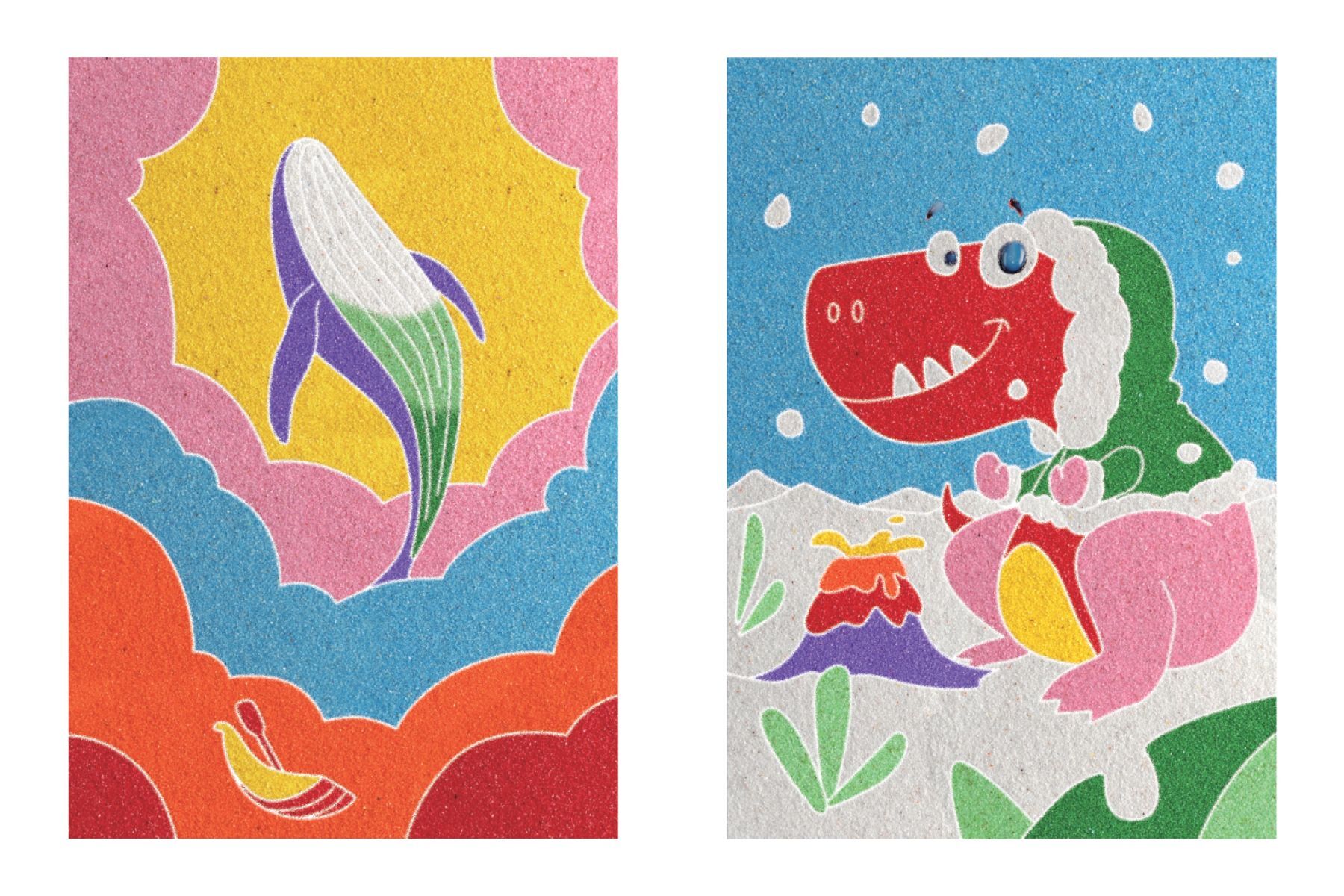 Kaper Kidz Sand Painting Studio Craft Kit with colorful sand and tools for creative arts and crafts projects.